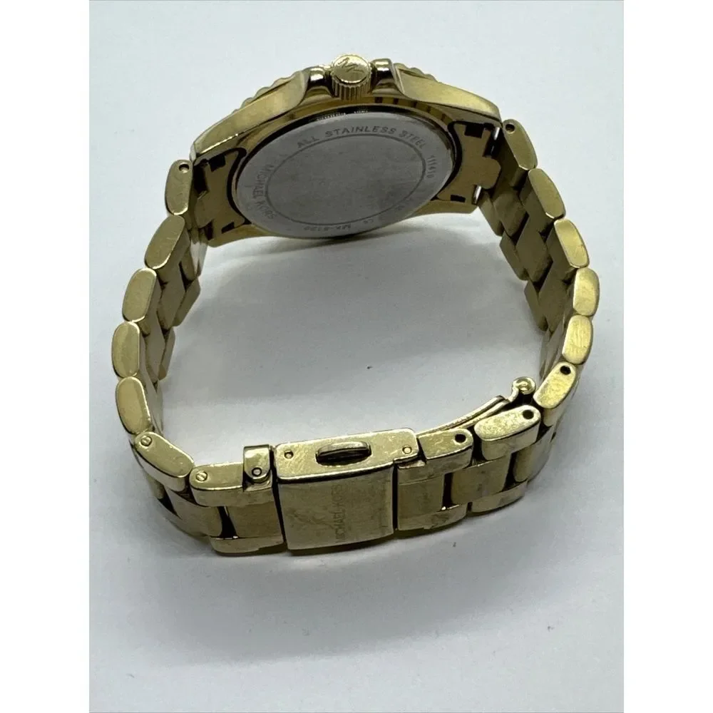 Michael Kors MK6120 Women's Tatum Gold Stainless Steel Analog Dial Watch JNA754